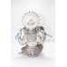 God Ganesha Ganesh Mouse Figurine Hindu Statue Sterling Silver Pooja Idol B547